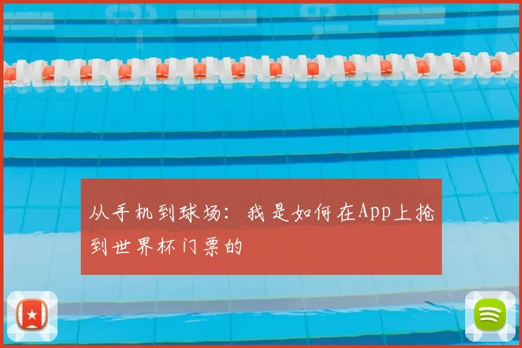 从手机到球场：我是如何在App上抢到世界杯门票的