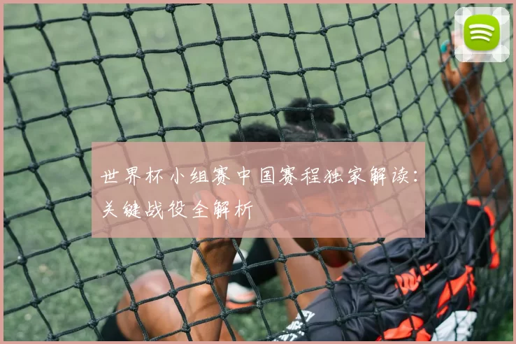 世界杯小组赛中国赛程独家解读：关键战役全解析