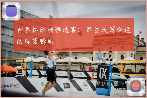 世界杯欧洲预选赛:那些改写命运的绿茵瞬间
